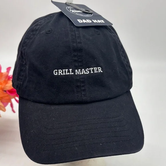 Wembly Black Grill Master Dad Hat NWTHT8813 - Picture 1 of 7